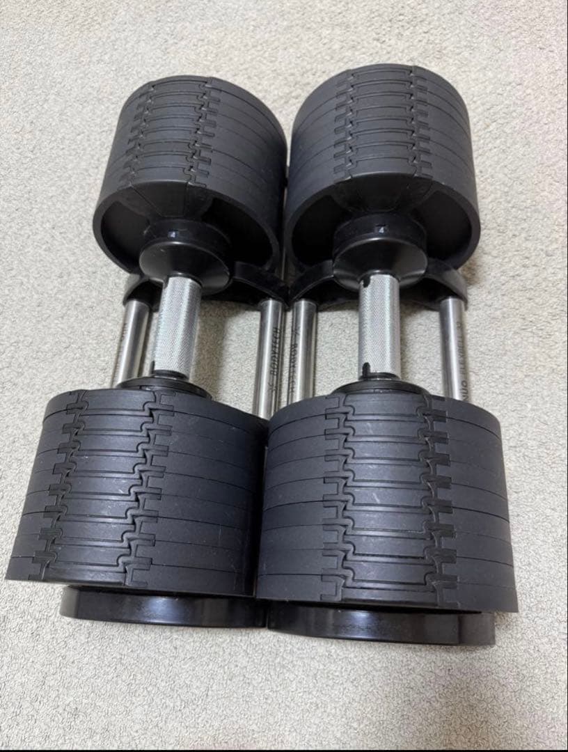 ダンベル 32kg 4kg刻み 可変式ダンベル NUOBELL