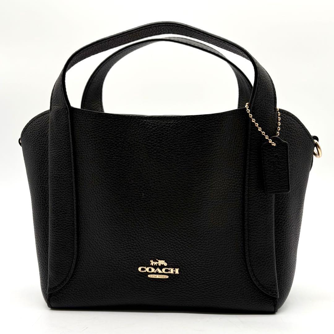 極美品✨コーチ ハドリー ホーボー 21 2way ショルダーバッグ ブラック