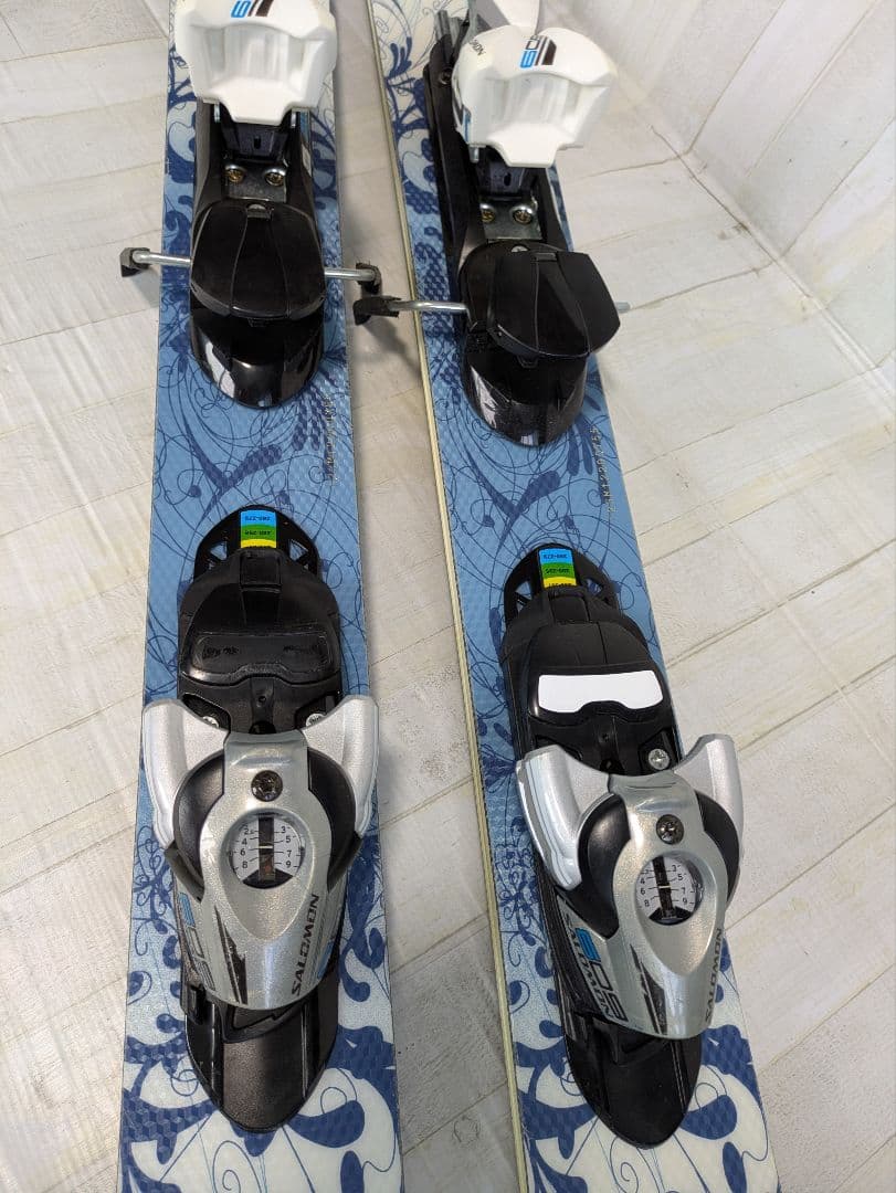 SALOMON ミッドスキー 123cm SW1000　ブーツストックセット