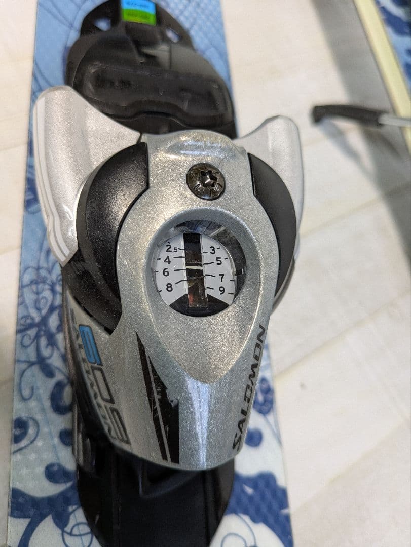 SALOMON ミッドスキー 123cm SW1000　ブーツストックセット