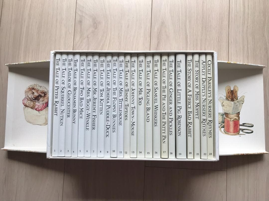 ピーターラビット　絵本　英語版（全23巻）ケース入り