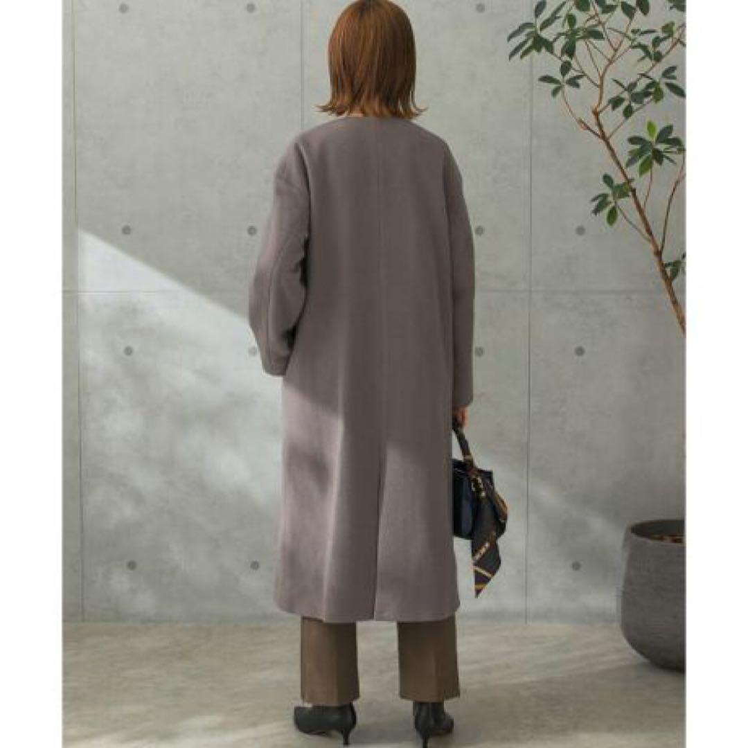 【新品】アーバンリサーチロッソ／Balli ノーカラーコート ウールコート