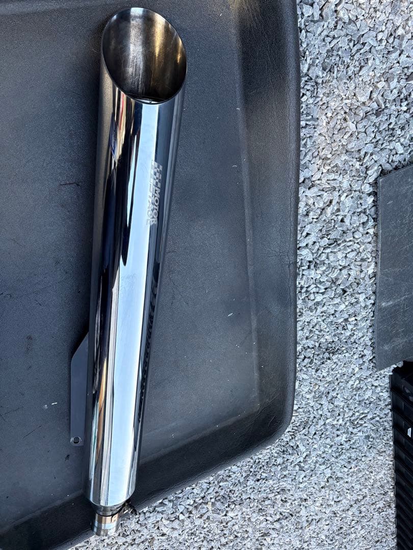 ハーレー FLDスイッチバック モーターステージスラッシュカットマフラー