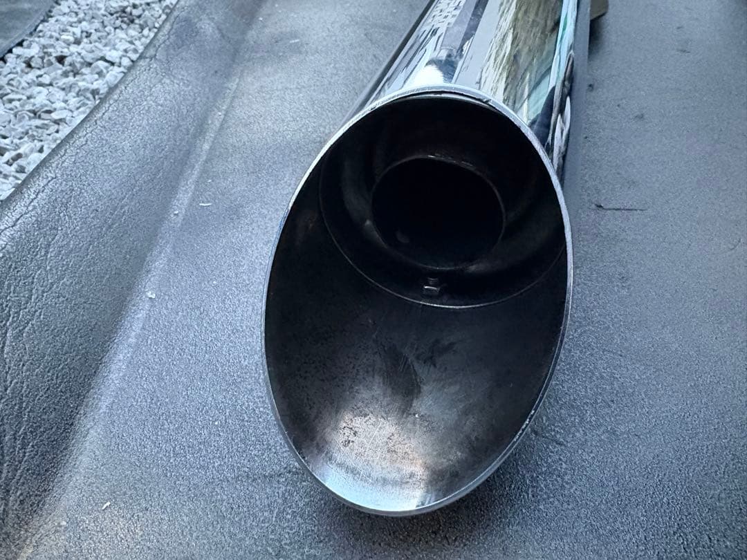 ハーレー FLDスイッチバック モーターステージスラッシュカットマフラー