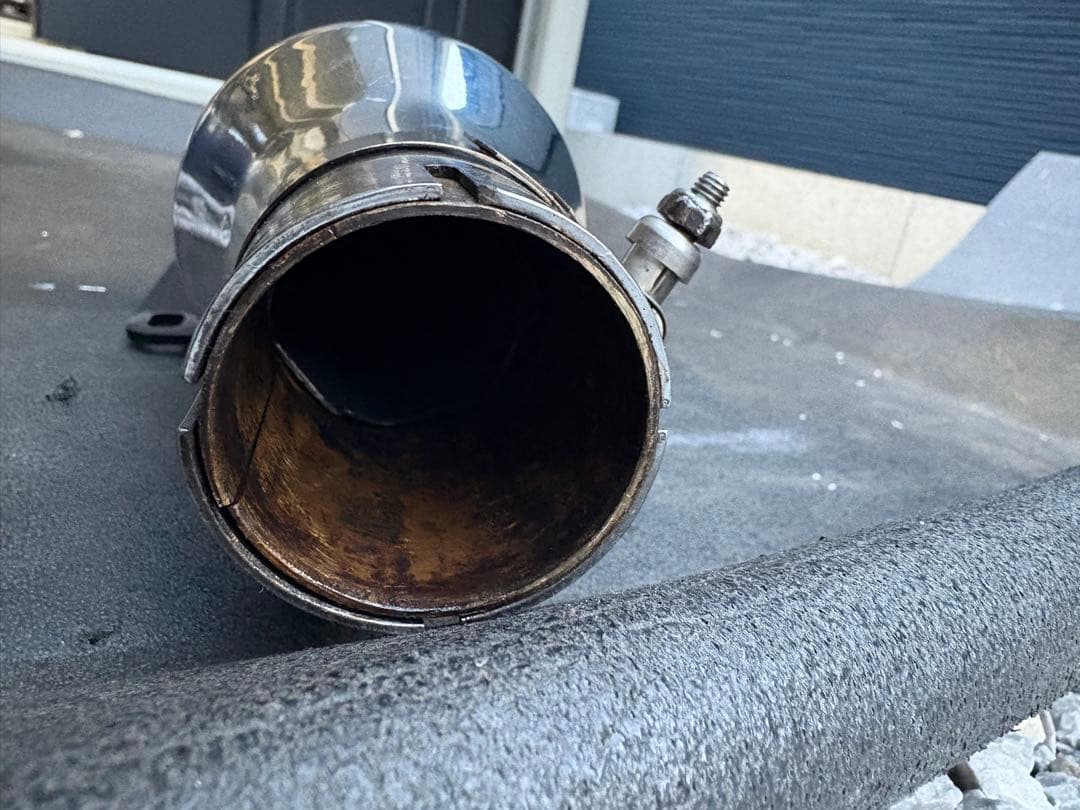 ハーレー FLDスイッチバック モーターステージスラッシュカットマフラー