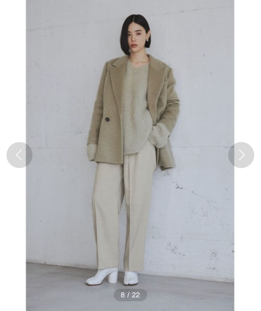 mm.　MIESROHE シャギーダブルブレストJK