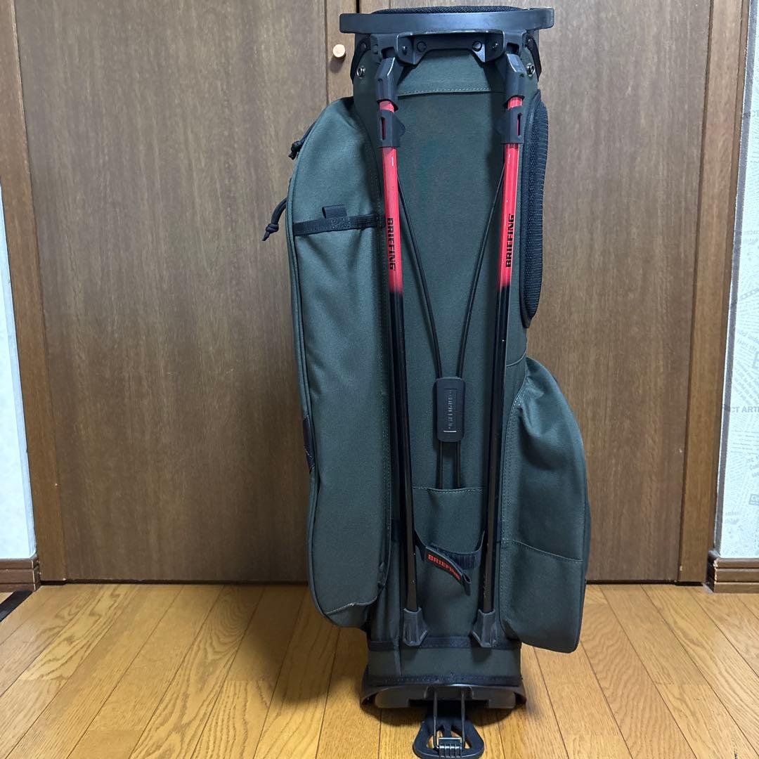 【希少カラー】BRIEFING ブリーフィング キャディバッグ スタンド付き