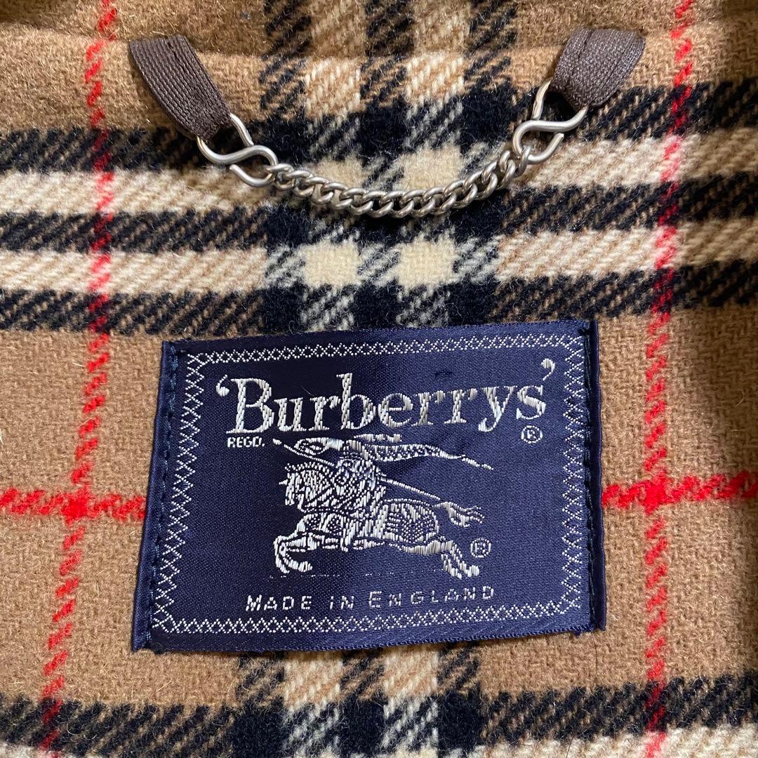 Burberrys バーバリー ダッフルコート ノバチェック 英国製 キャメル