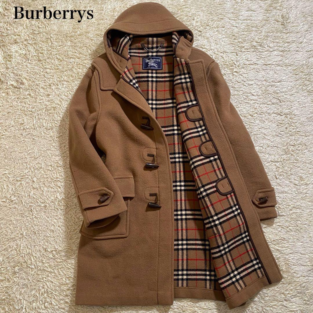Burberrys バーバリー ダッフルコート ノバチェック 英国製 キャメル