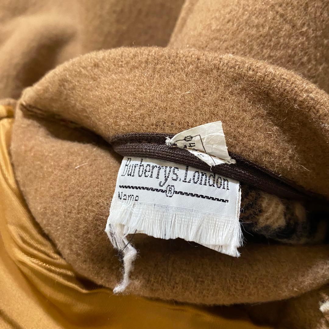 Burberrys バーバリー ダッフルコート ノバチェック 英国製 キャメル