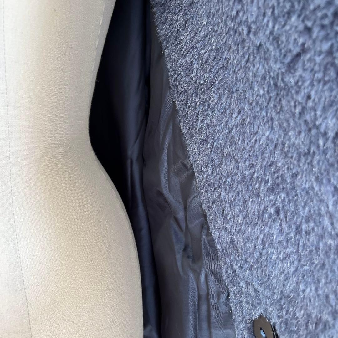 新型最新作❗️ベアロングコート テディコート ネイビー