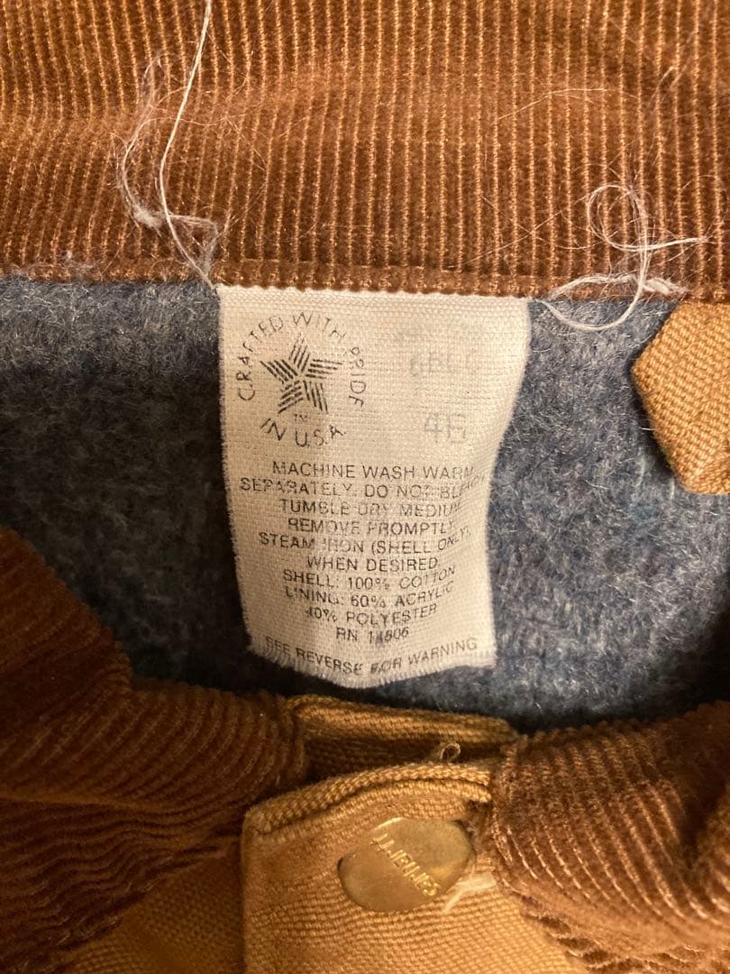 アメリカ製Carhartt カーハート ミシガンチョア コート size46