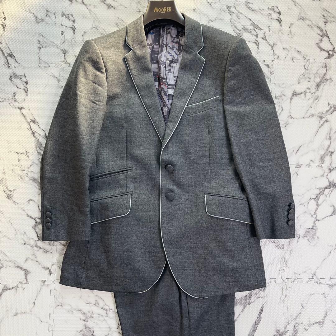 ポールスミス　スーツ　セットアップ　総柄　センターベント　総裏　ミキサー柄