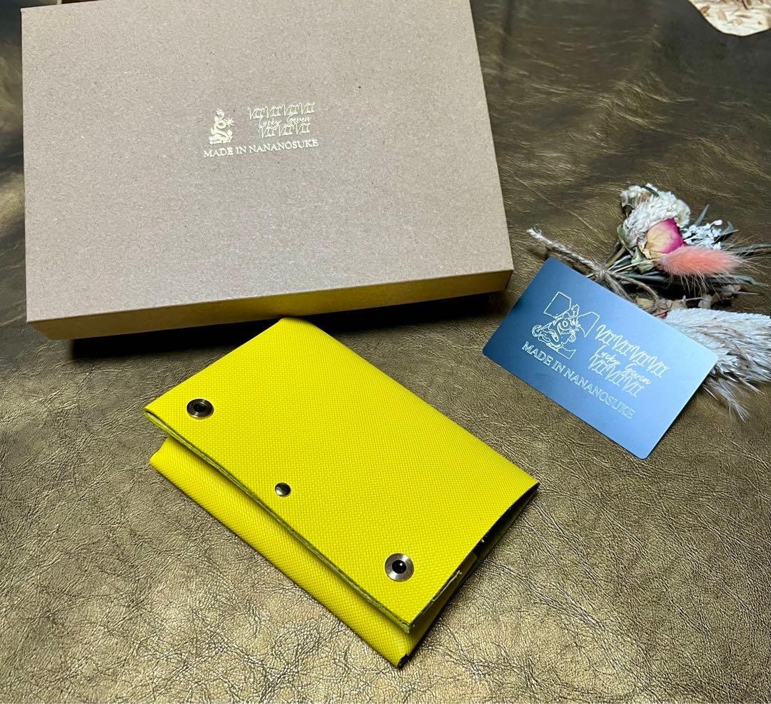 【ななのすけくんの財布】イエローバージョン　姫路レザー　隕石パウダー使用　龍神