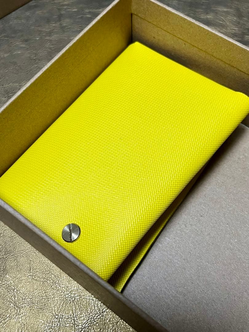 【ななのすけくんの財布】イエローバージョン　姫路レザー　隕石パウダー使用　龍神