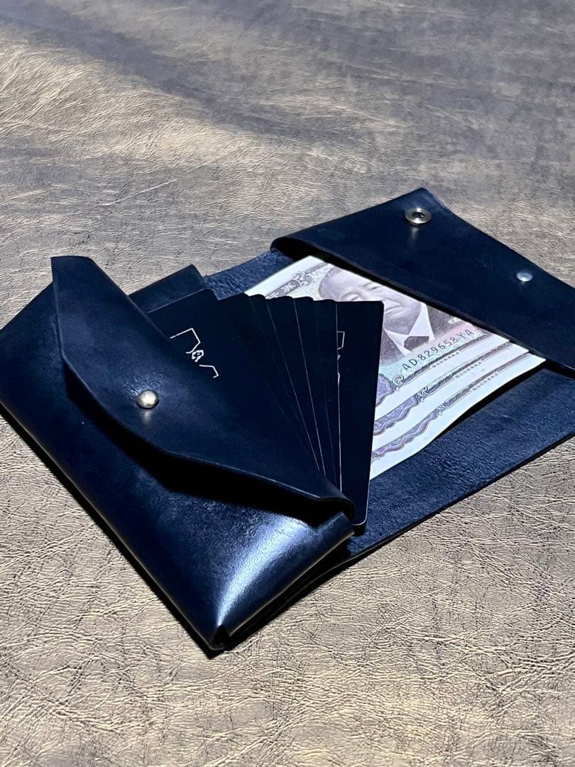 【ななのすけくんの財布】イエローバージョン　姫路レザー　隕石パウダー使用　龍神