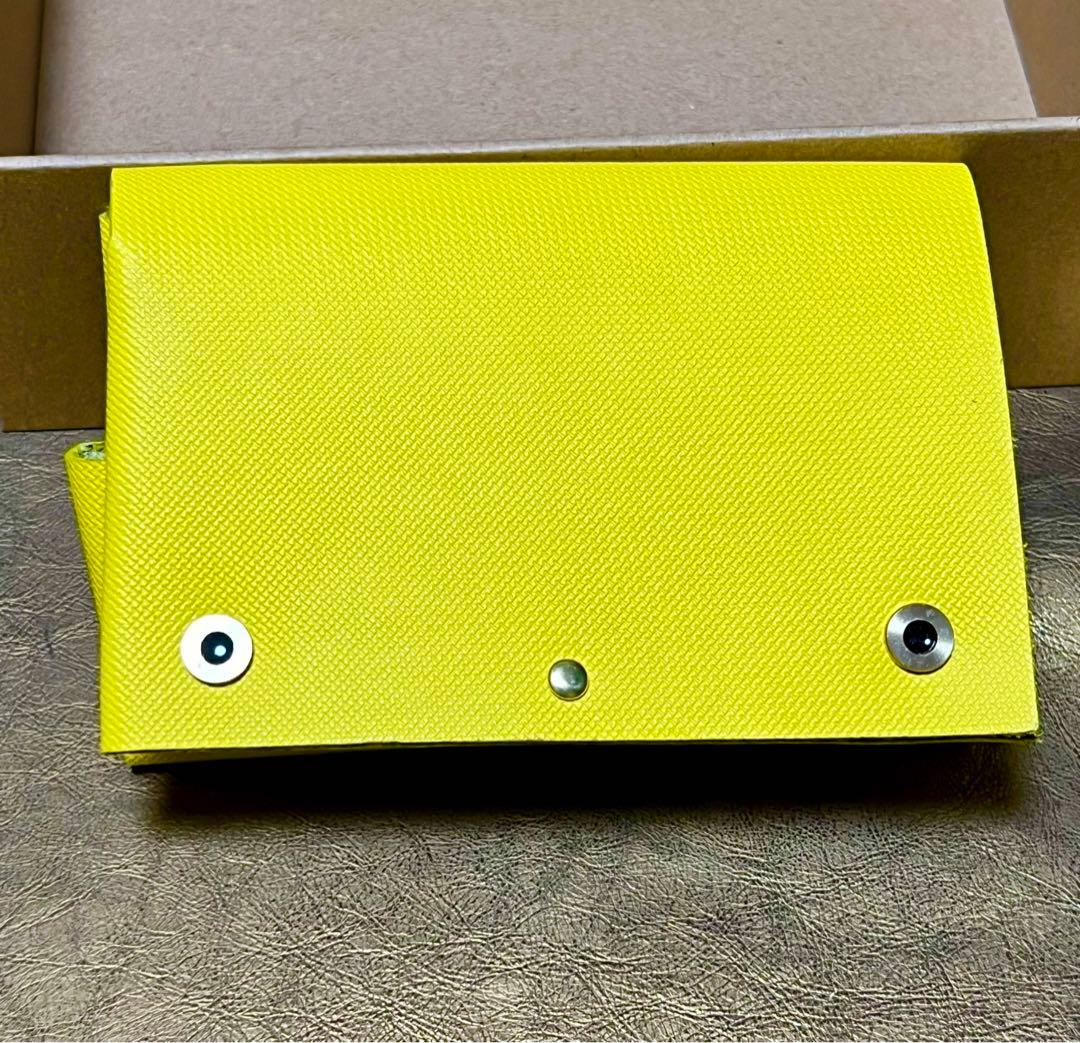 【ななのすけくんの財布】イエローバージョン　姫路レザー　隕石パウダー使用　龍神