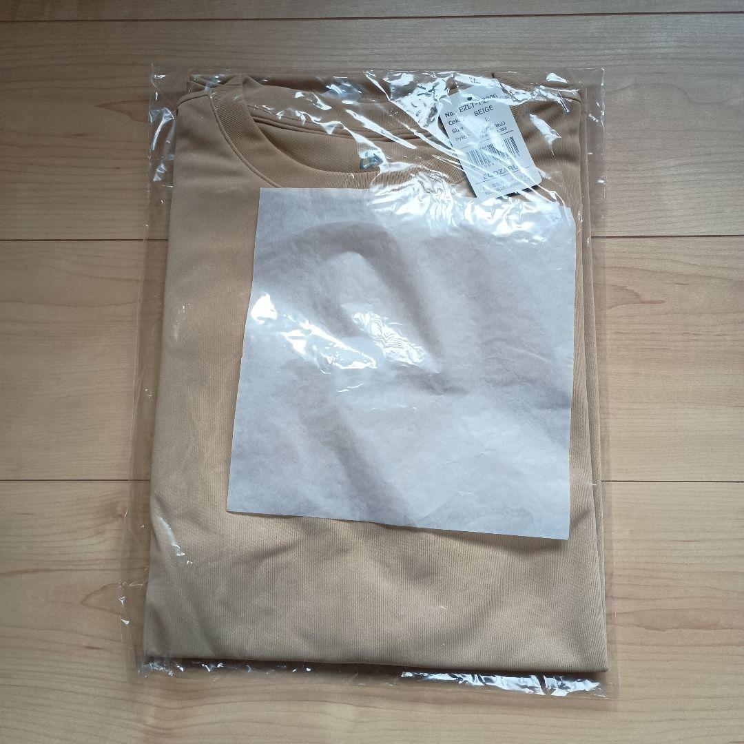 【新品未開封品】エゴザルバスパン　ロンT　セット　Ｌ　ベージュ　黒