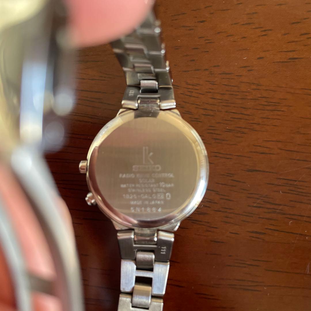 SEIKO ルキア 腕時計 1B25-0AL0 電波ソーラー 黒