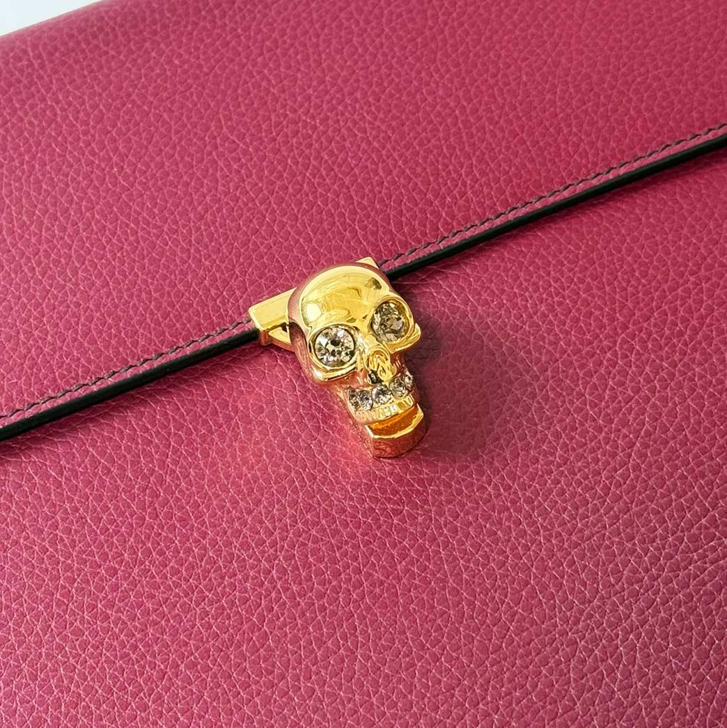 アレキサンダーマックイーン スカル クラッチバッグ