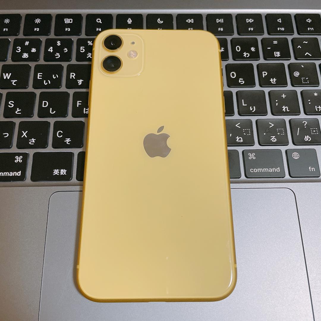 【美中古】APPLE iPhone 11 イエロー 64GB 本体のみ