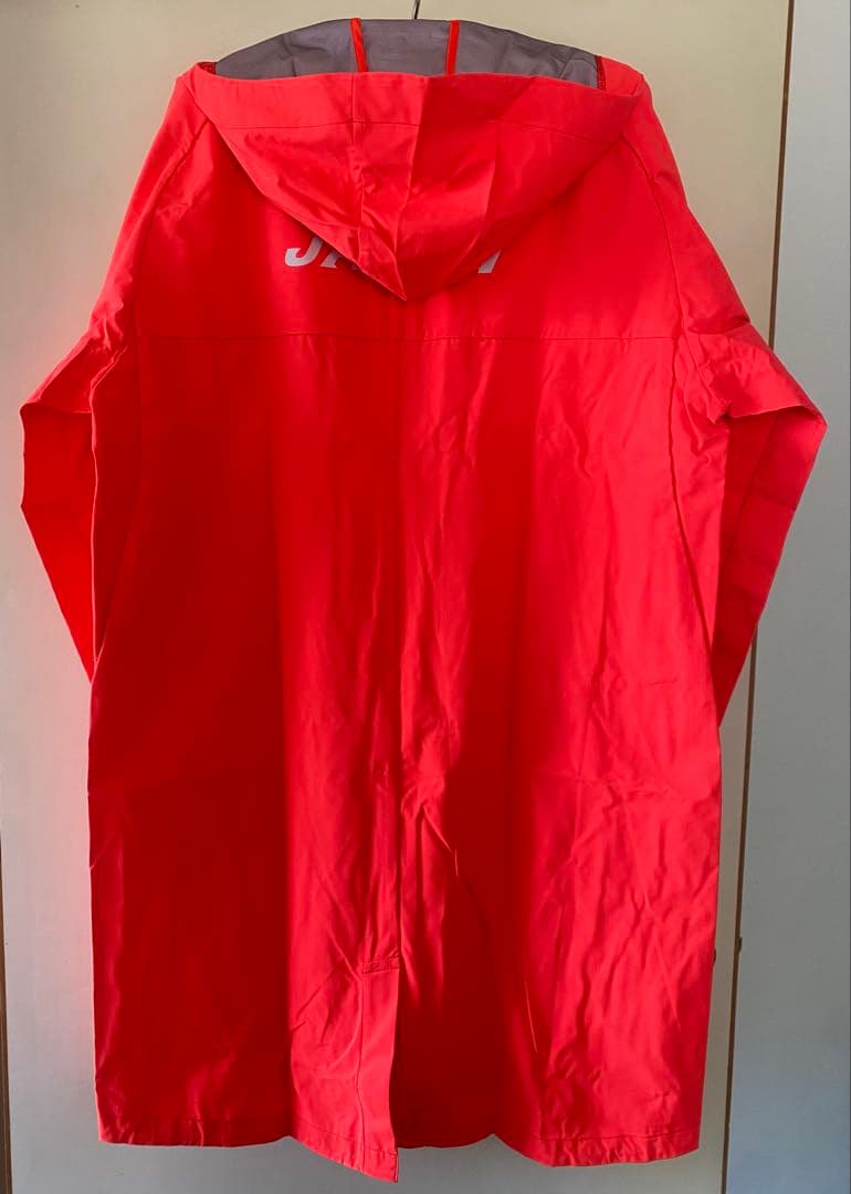 レインコート 雨具 asics L メンズ JAPAN 日本代表 カッパ 未着用