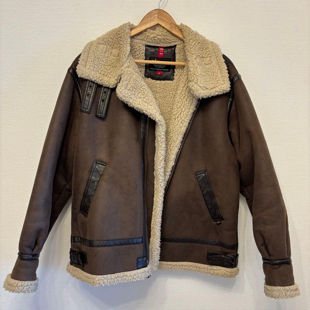 【希少】ALPHA ブラウン フライトボアジャケット