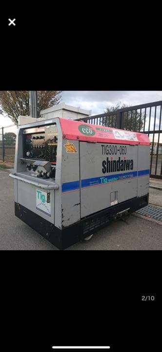コロナに負けるな！Shindaiwa　DGT270M TIG溶接 .発電