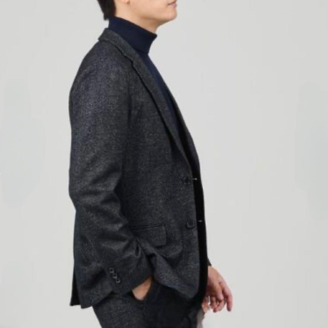 新品タグ付き✨️タケオキクチ BISHU 尾州生地 ヘリンボーン調 ジャケット L