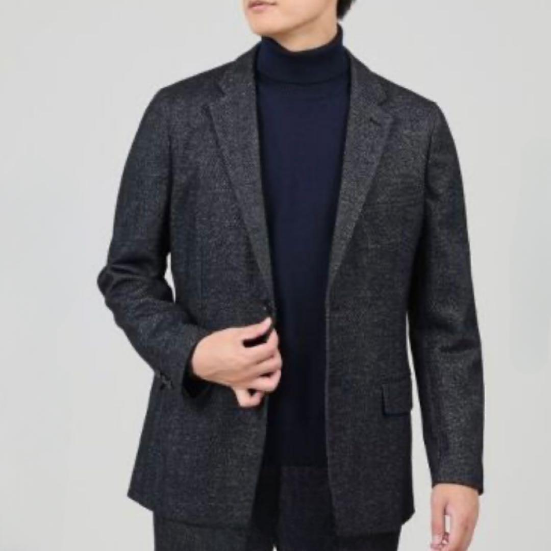 新品タグ付き✨️タケオキクチ BISHU 尾州生地 ヘリンボーン調 ジャケット L