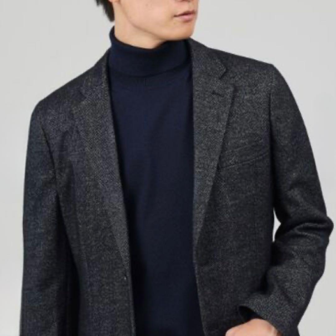 新品タグ付き✨️タケオキクチ BISHU 尾州生地 ヘリンボーン調 ジャケット L