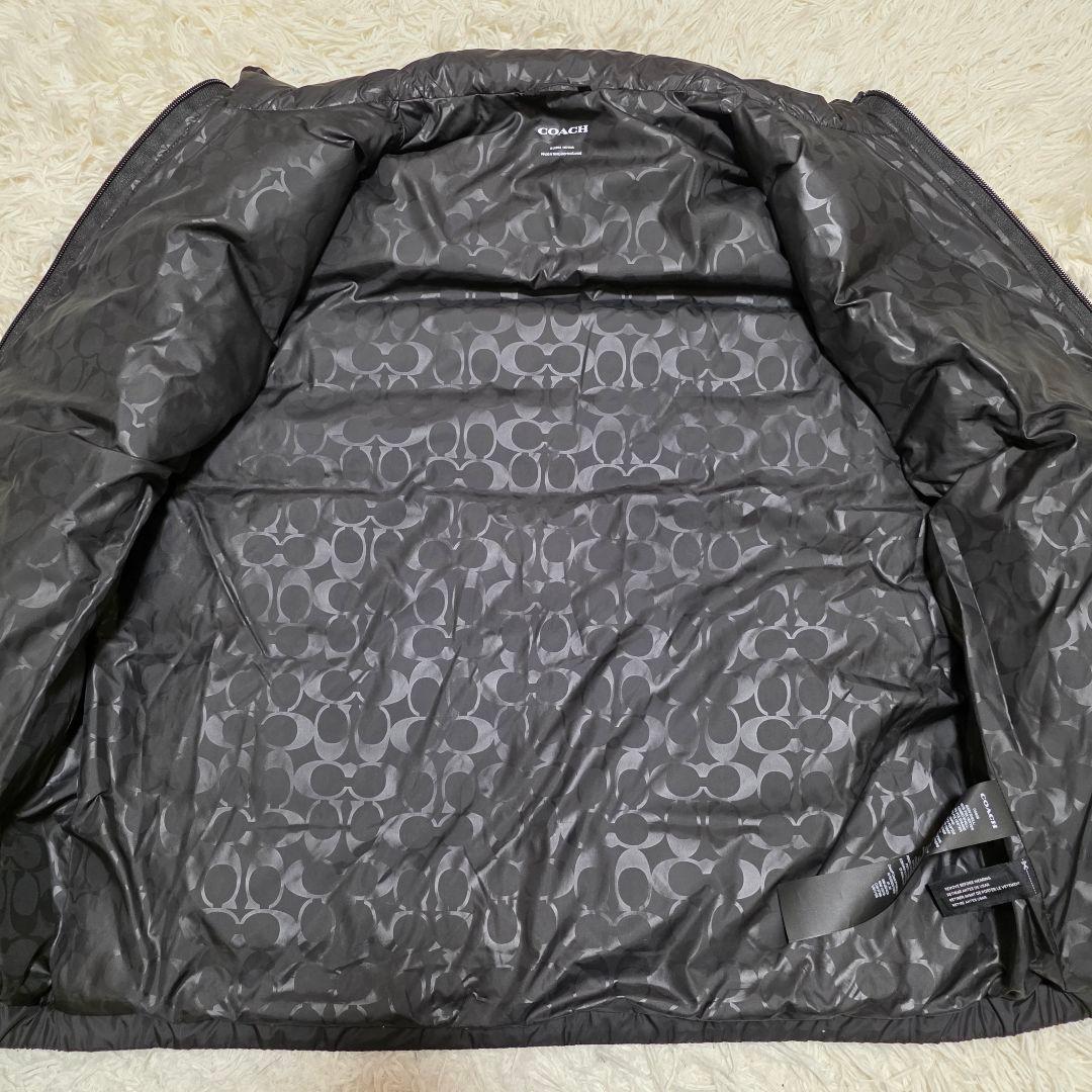 g*n様 COACH　コーチ　シグネチャー　ダウンベスト　ブラック　DWNVST