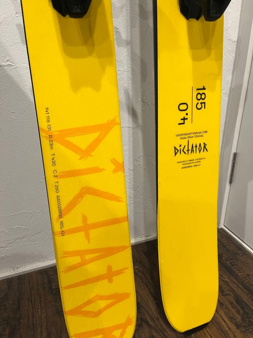 スキー FACTION DICTATOR 4.0 185cm x Duke PT 16