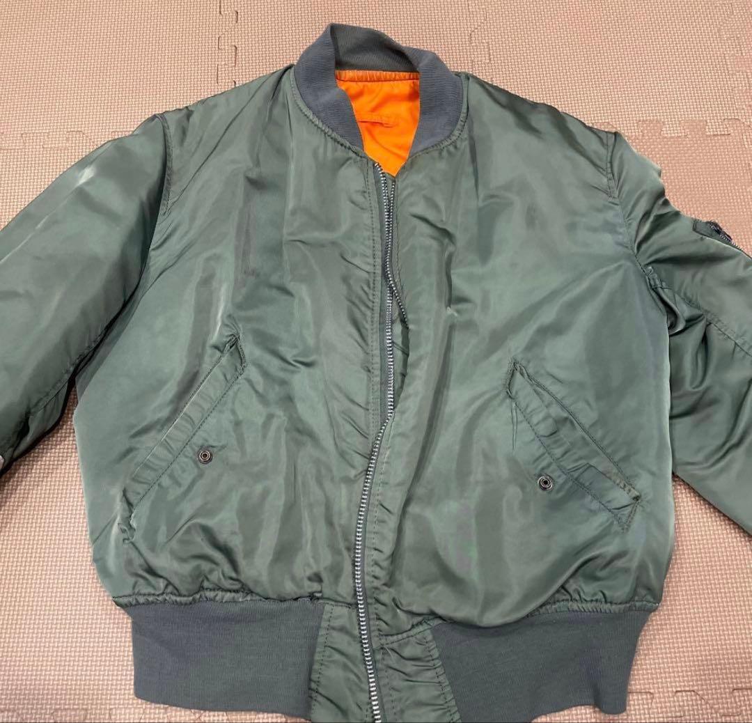 アメリカ製　ビンテージ　アルファ MA-1フライトジャケット　USA