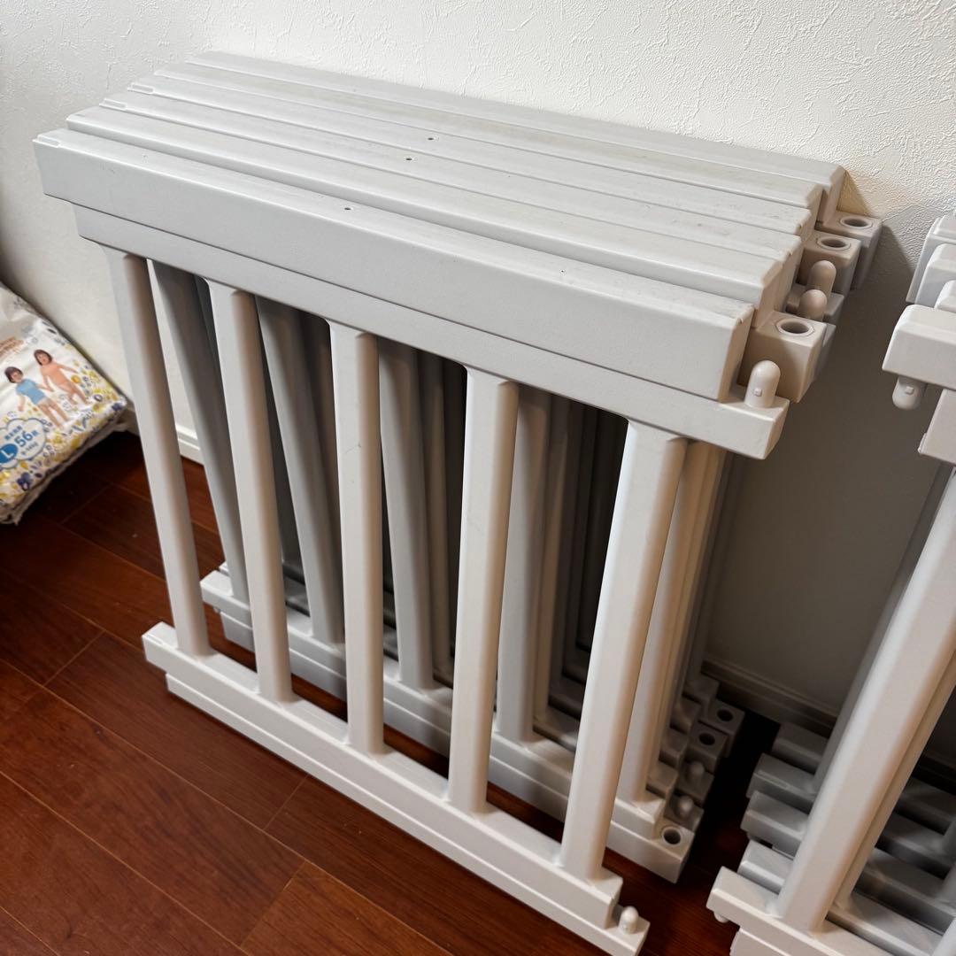 Anuri ベビーサークル【200cm×190cm】グレー