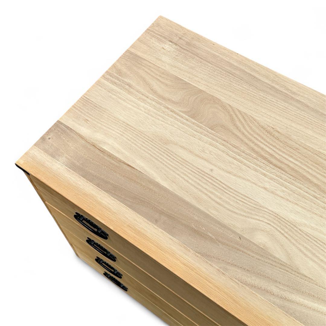 ハナコ様 2個セット 美品 天然桐 日本製 桐箪笥 マーゼルン 4段 衣装ケース