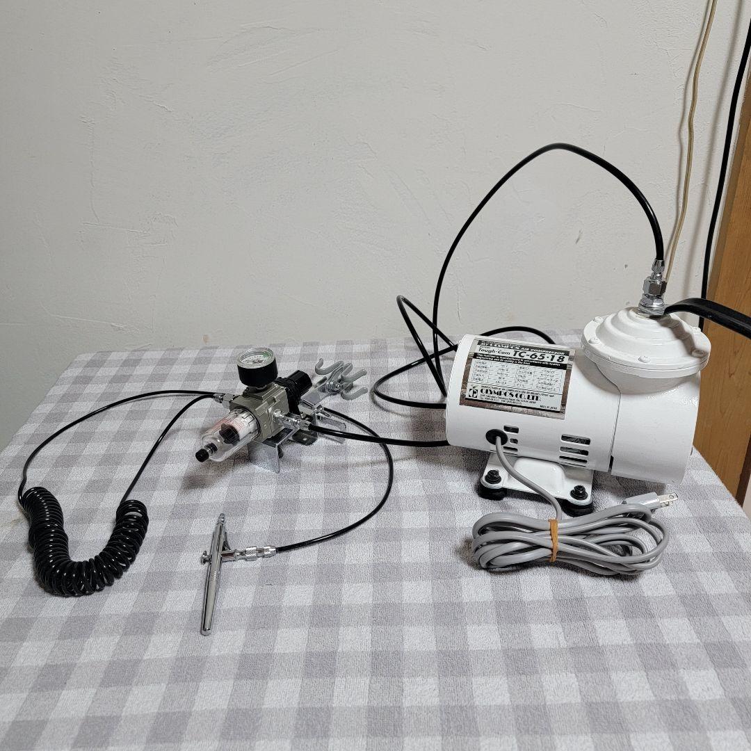 オリンポス コンプレッサー　エアブラシセット