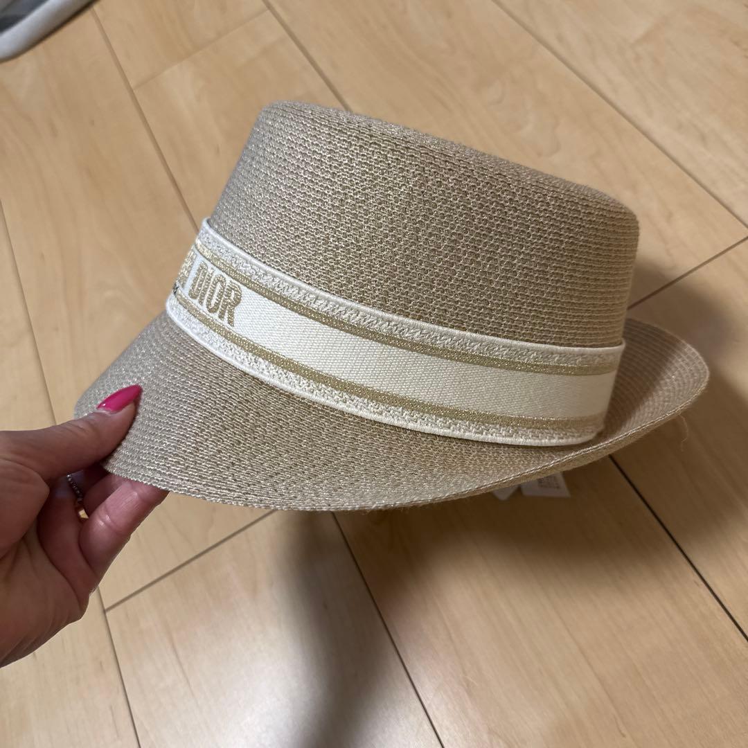新品未使用　Christian Dior ストローハット