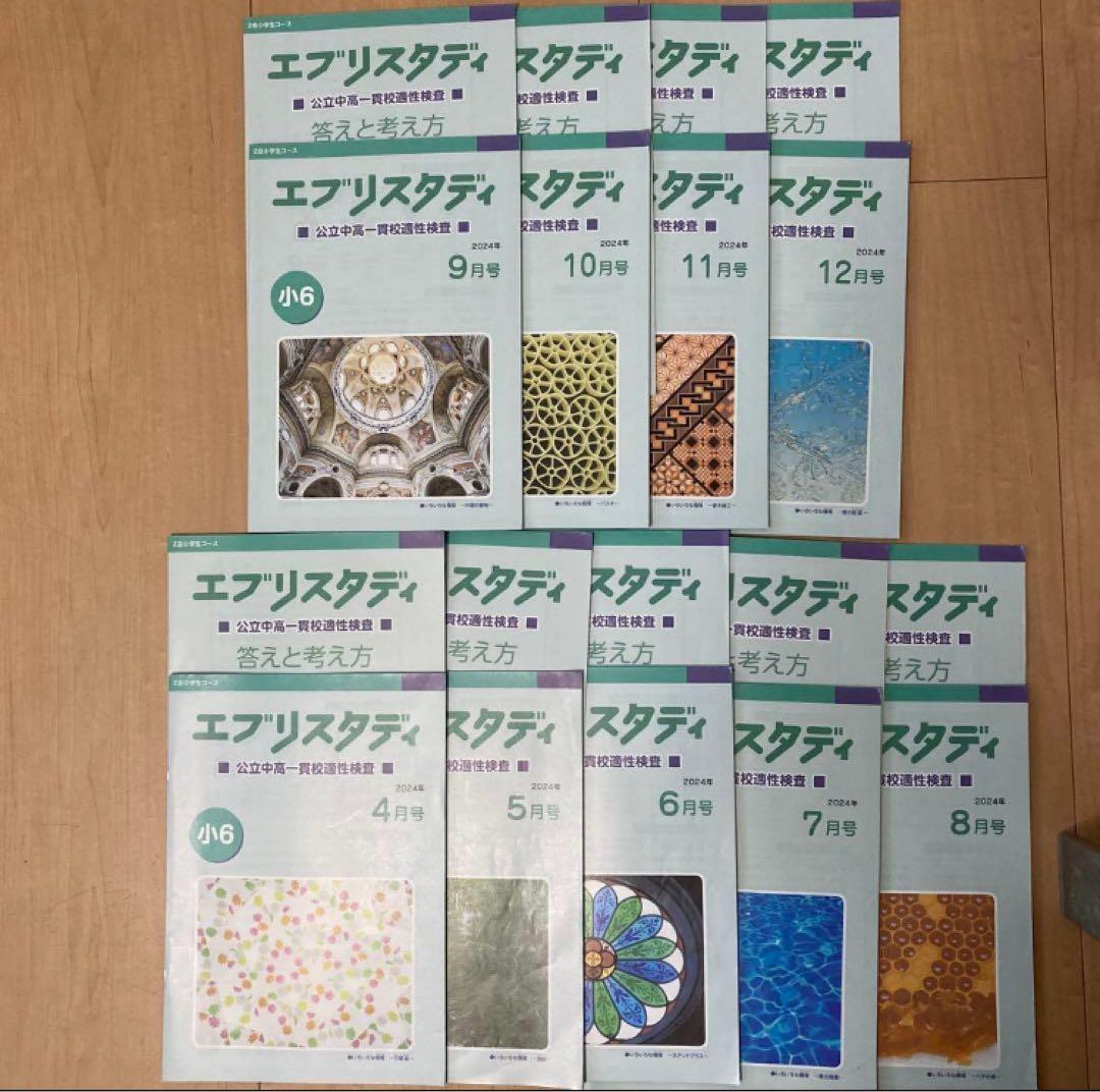 【商品No.10】Z会 エブリスタディ 適性検査 小6 公立中高一貫 添削のみ