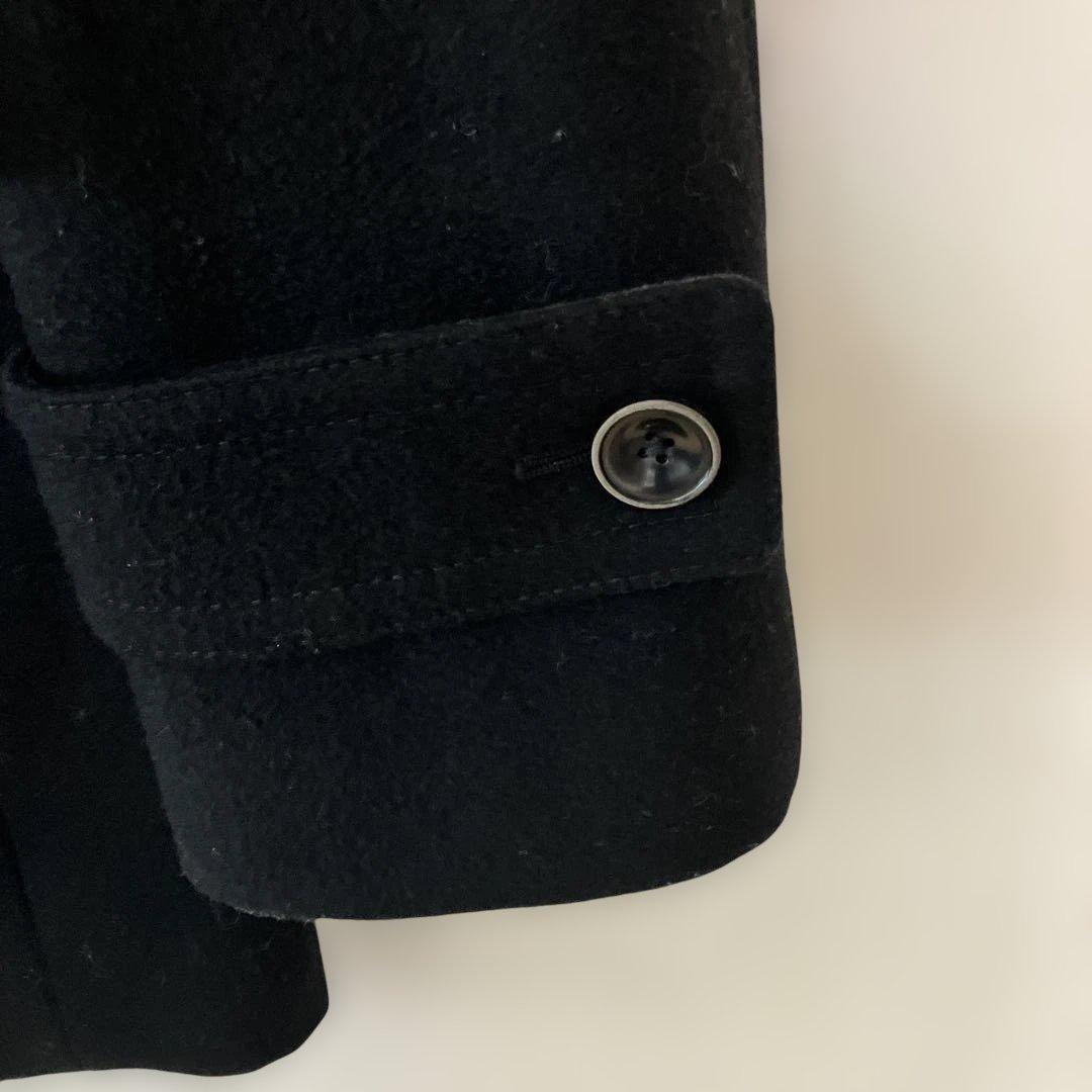 TAKEO KIKUCHI ブラック ピーコートＬＬ