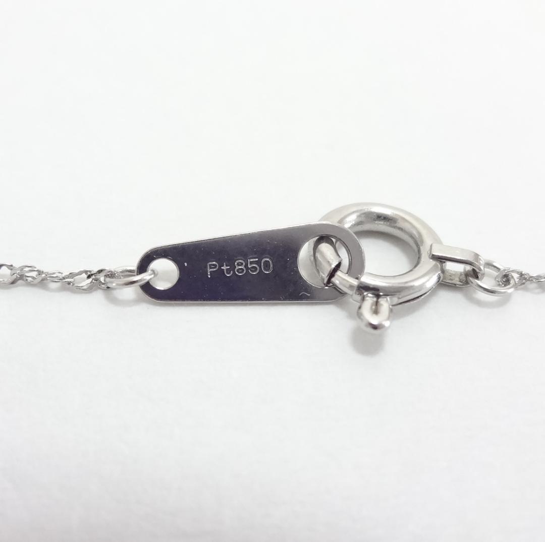 【美品】0.4ct　一粒ダイヤモンド　ネックレス　プラチナ