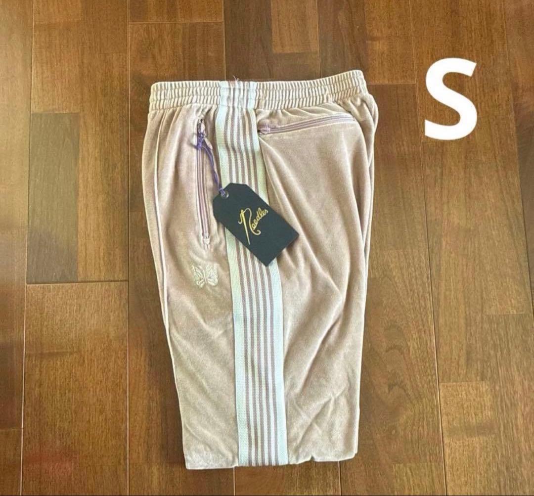 needles トラックパンツ　ベロア　ピンクベージュ　着用2回　美品