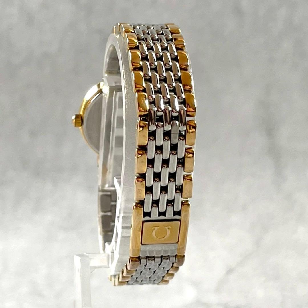 美品✨ OMEGA クォーツ 腕時計 ゴールド シルバー オメガ レディース