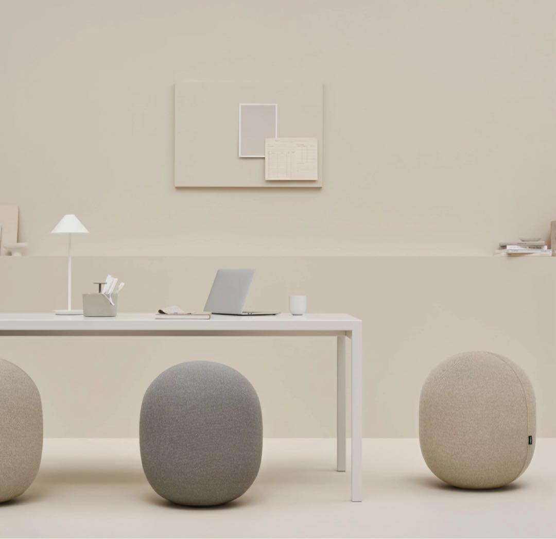 【未使用に近い】MALLOW Knit Oval Balance Ballグレー