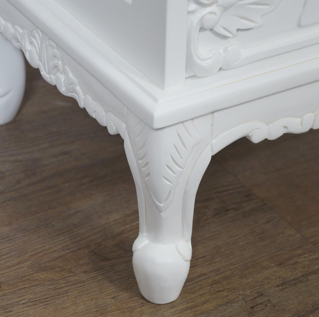 撮影戻り品　ロココ調　ヨーロピアンスタイル 猫脚　チェスト　手彫り彫刻 5段