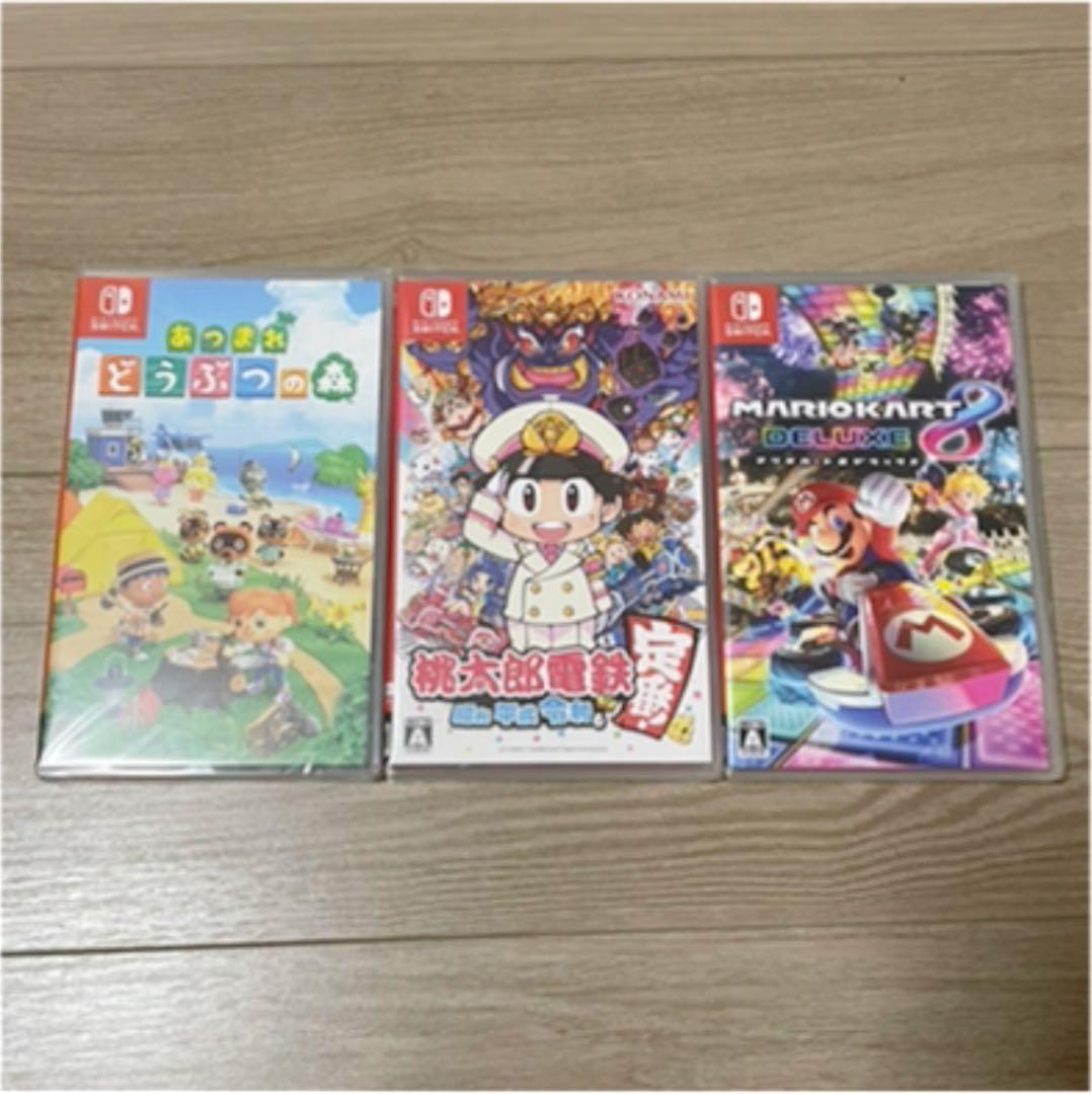 ニンテンドースイッチ　桃太郎電鉄 マリオカート8 どうぶつの森