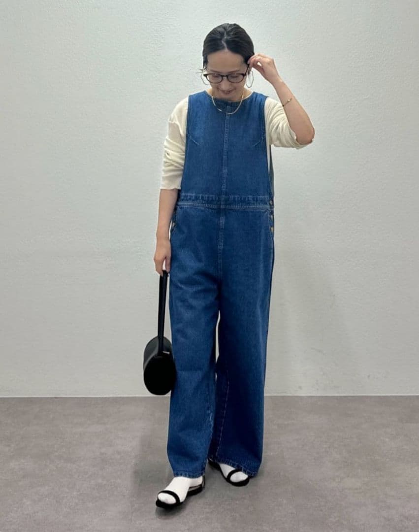 @kokiminitaコラボ】コーンデニムアメスリサロペット