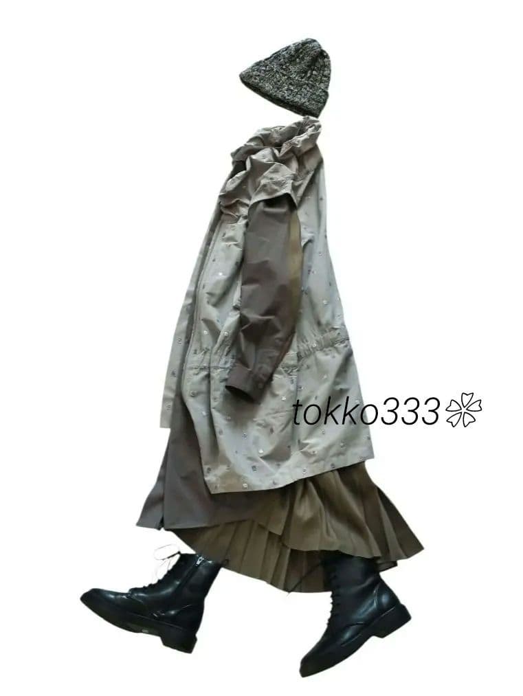 センソユニコ Cube-Cube✨ロング ベスト チュニック ラメ刺繍入り