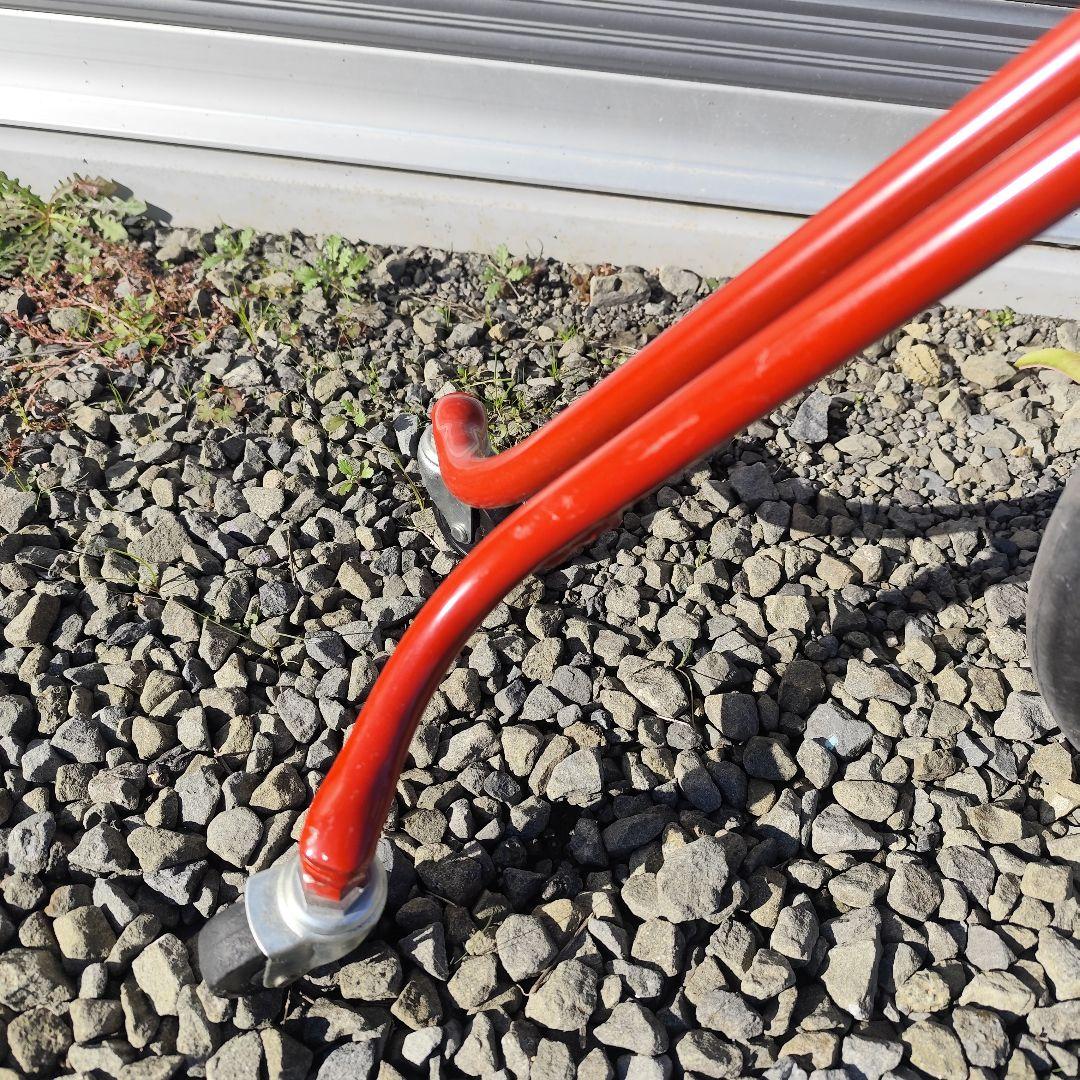 レア 珍品 補助輪付き １輪車 いちりんしゃ 赤