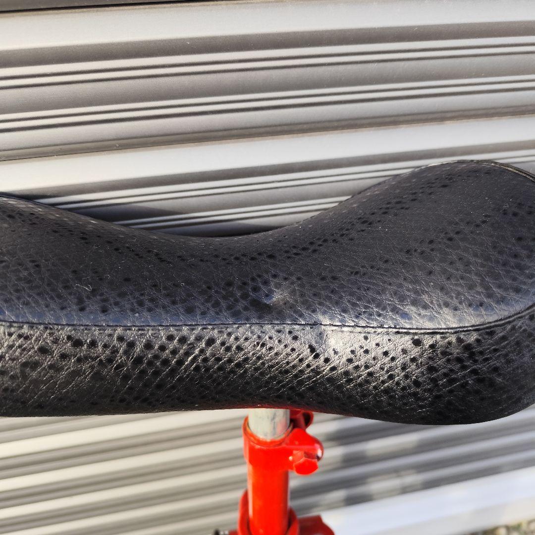 レア 珍品 補助輪付き １輪車 いちりんしゃ 赤